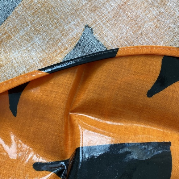 FLINTSTONES Hanna barbera 1990 plastic covers aprron cotton tie wrap - Picture 5 of 5